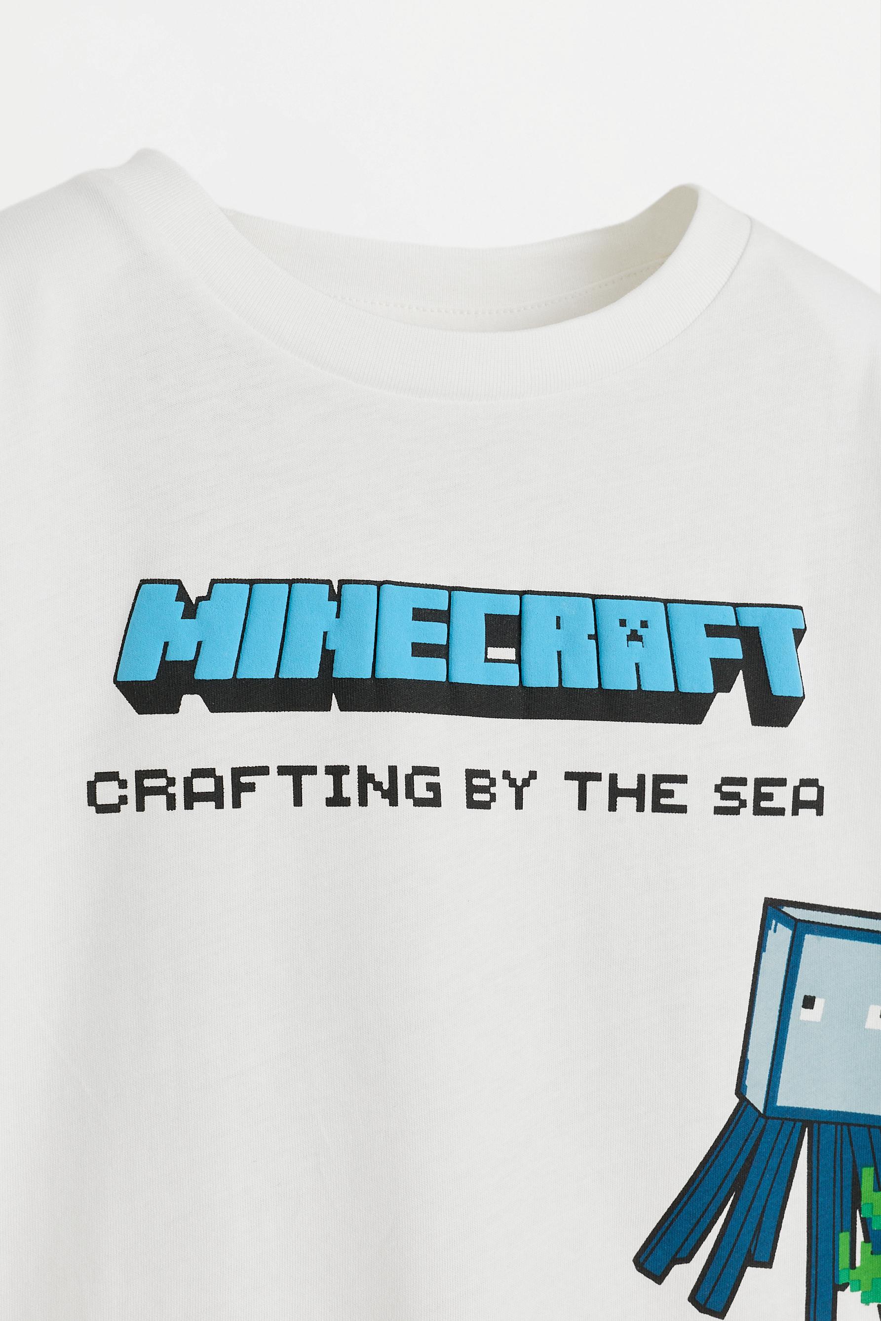 Minecraft T-shirt with back maxi print
