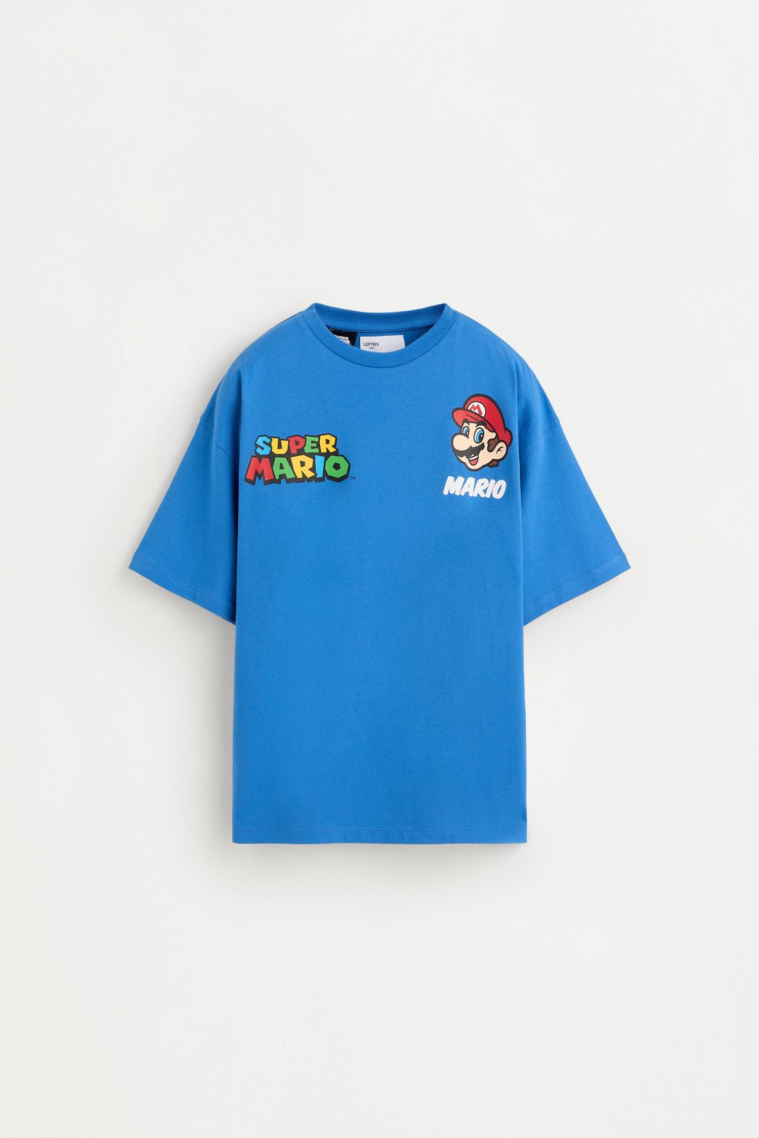 Super Mario Bros Nintendo® T-shirt with a maxi print on the back - BLUE / 11-12 years