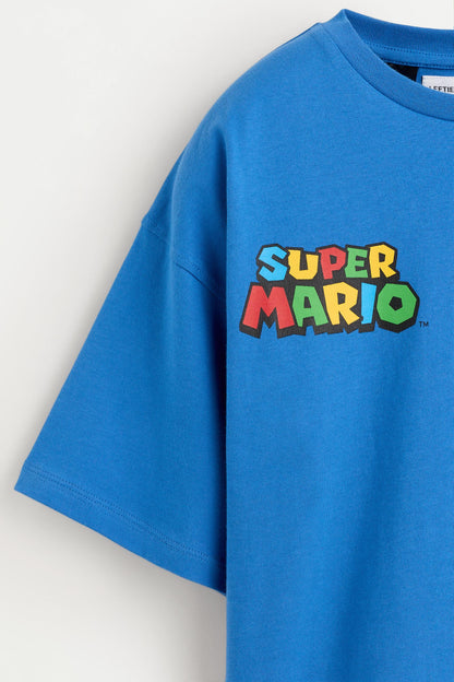Super Mario Bros Nintendo® T-shirt with a maxi print on the back