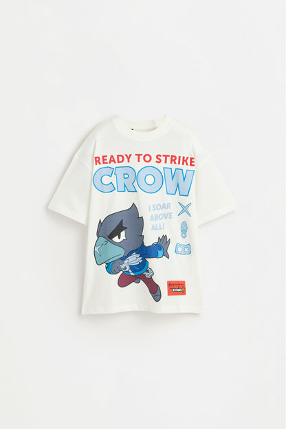 Crow Brawl Stars ©Supercell Oy T-shirt - WHITE / 11-12 years