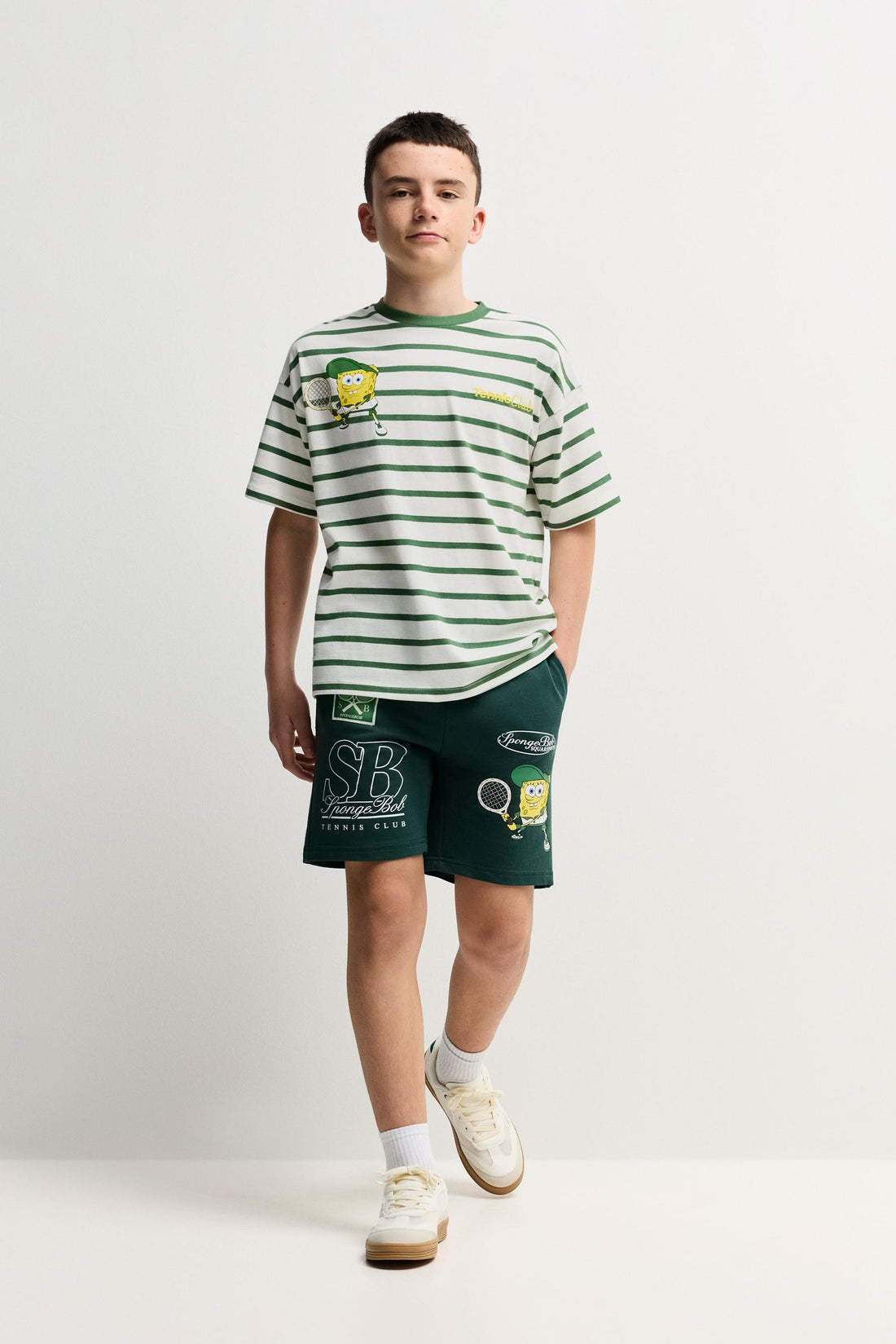 SpongeBob Nickelodeon™ Tennis T-shirt - OFF WHITE / 11-12 years