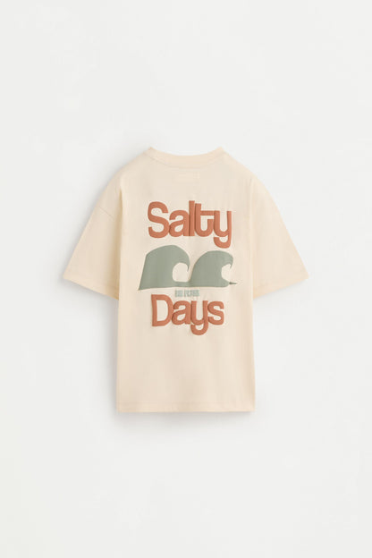 Printed T-shirt with pocket