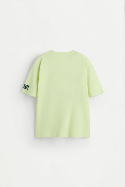 Minecraft T-shirt with rubberised slogan