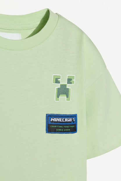 Minecraft T-shirt with a maxi print on the back