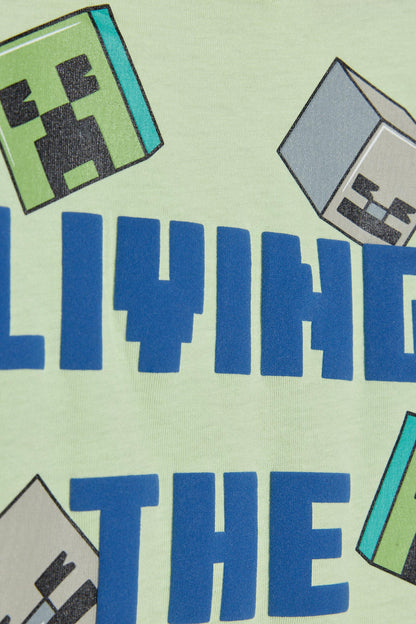 Minecraft T-shirt with a maxi print on the back