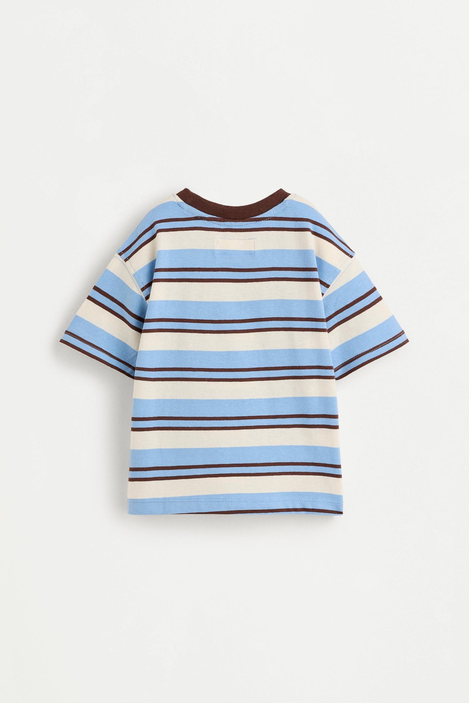 Baby Boy | Brown striped T-shirt