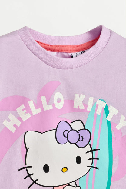 Hello Kitty ©SANRIO Ruffled T-shirt and Shorts Set