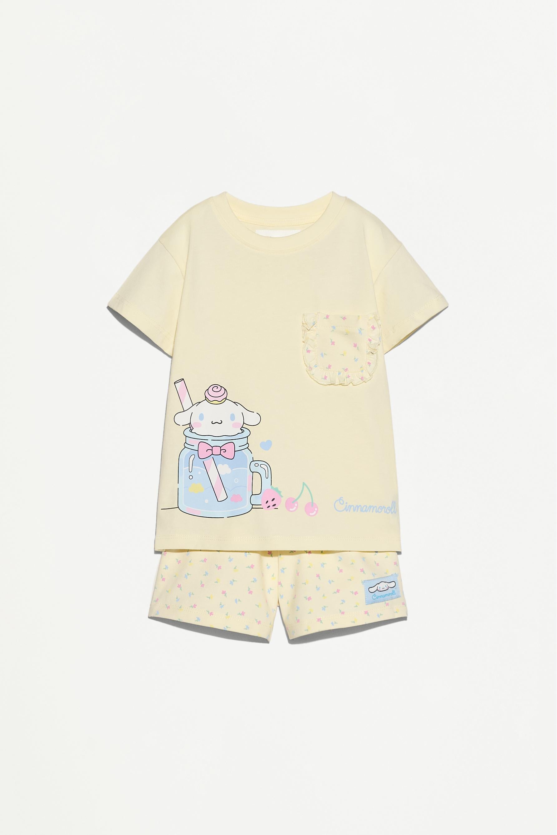 Cinnamoroll ©SANRIO T-shirt and shorts co-ord