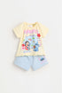 Lilo & Stitch ©Disney T-shirt and shorts set - VANILLA / 12-18 months