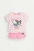 Hello Kitty & Kuromi ©SANRIO T-shirt and shorts set - DUSTY ROSE / 12-18 months