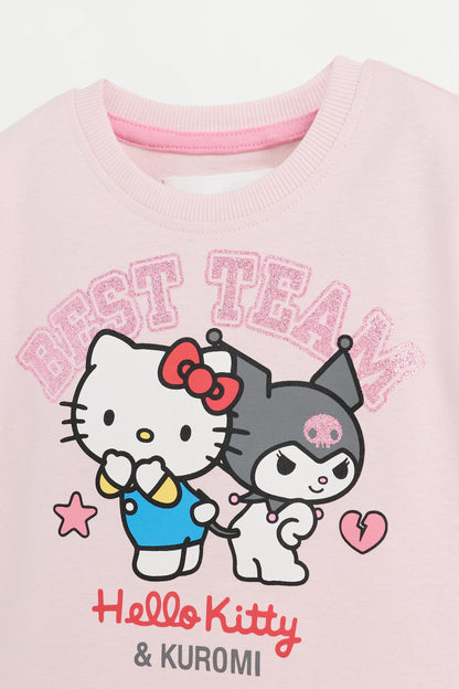 Hello Kitty &amp; Kuromi ©SANRIO T-shirt and shorts set