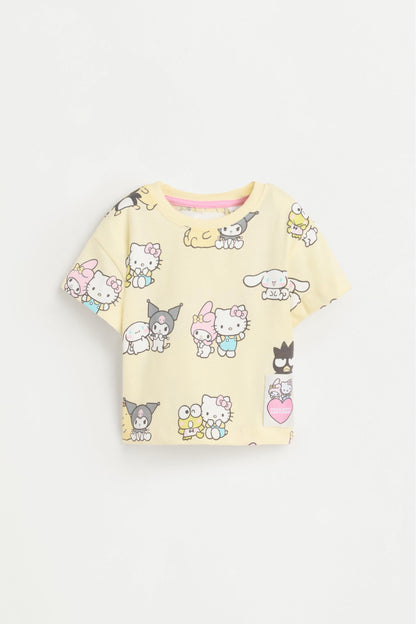 Hello Kitty ©SANRIO ribbed short pyjamas