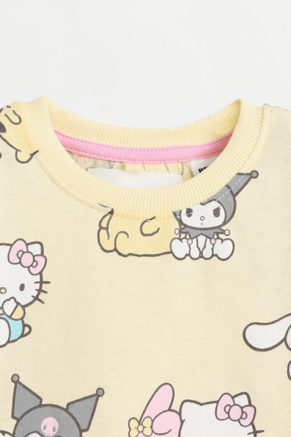 Hello Kitty ©SANRIO ribbed short pyjamas