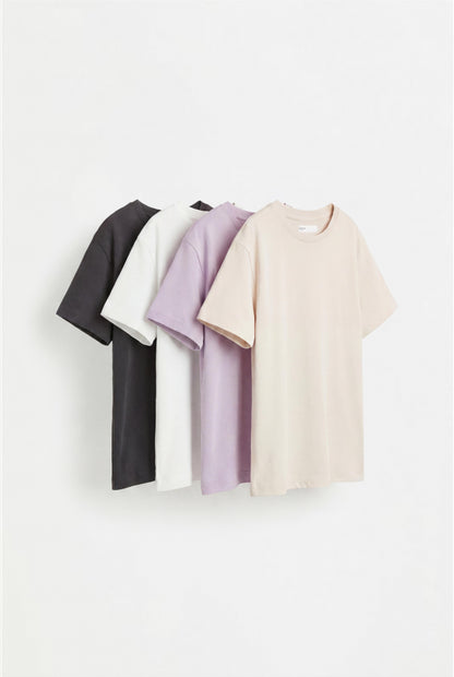 4-pack of plain T-shirts