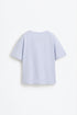 4-pack of plain T-shirts - CHALK PINK / 11-12 years