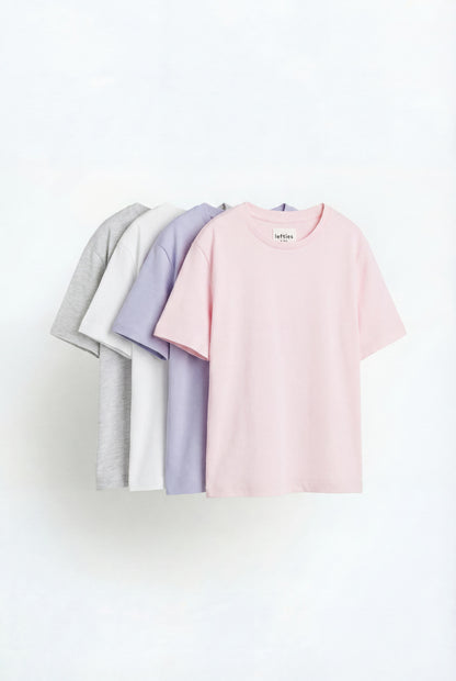4-pack of plain T-shirts