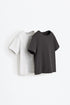 Pack of 2 plain T-shirts