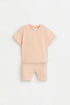 T-shirt and cycling leggings co-ord