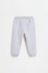 Pack of 2 plush trousers - GREY MARL / 12-18 months