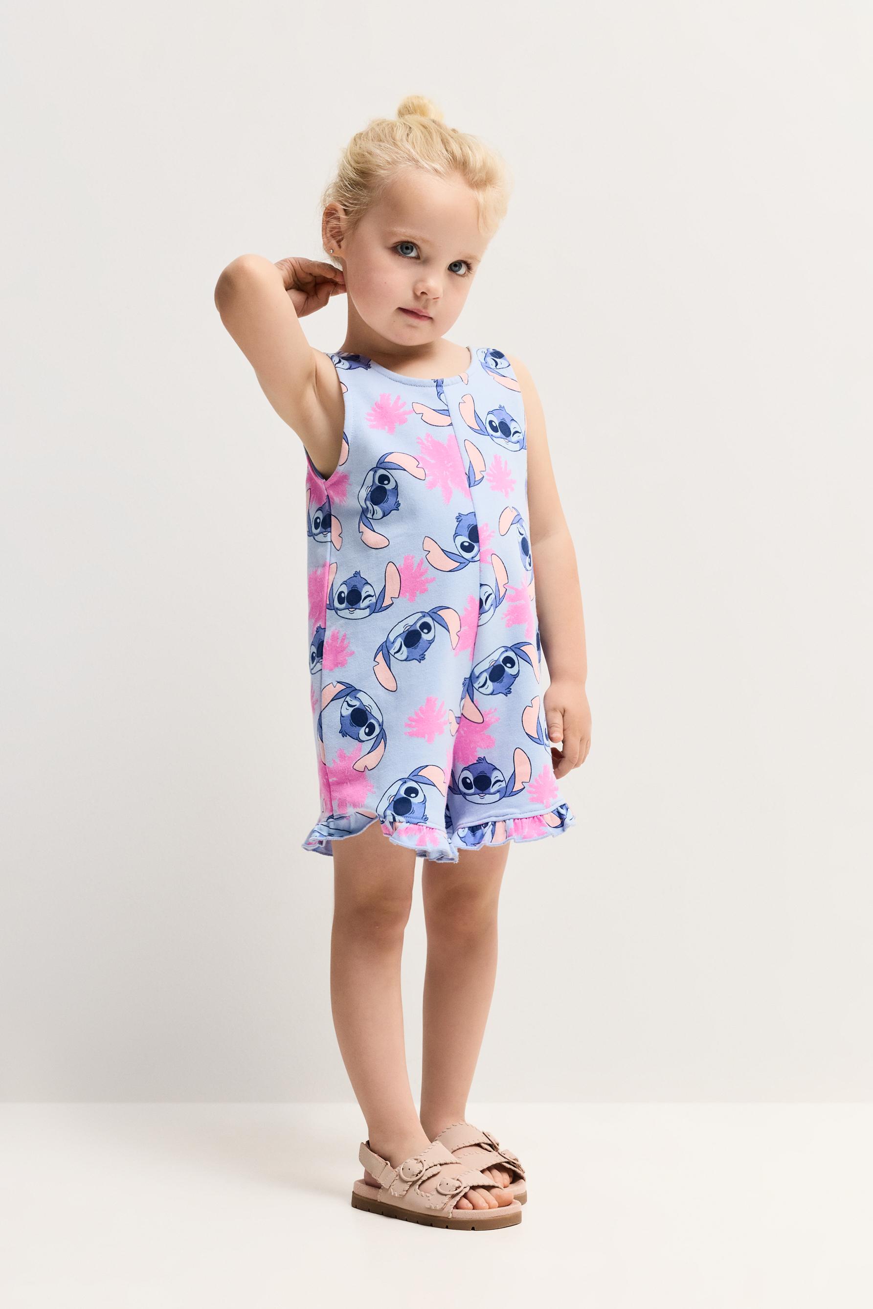 Stitch ©Disney short jumpsuit - MEDIUM BLUE / 12-18 months