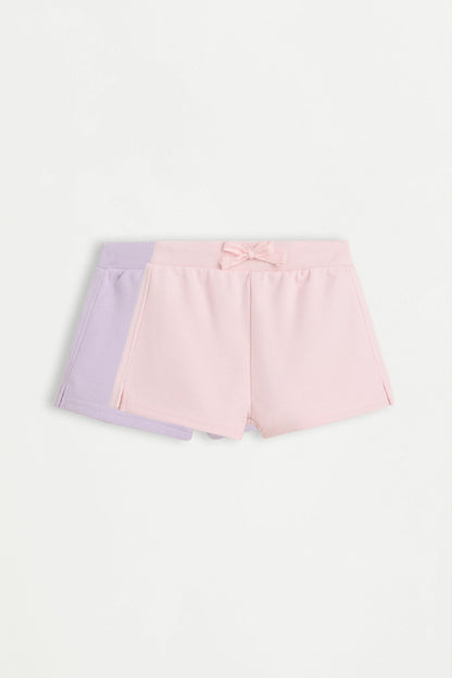 2-pack of plain shorts