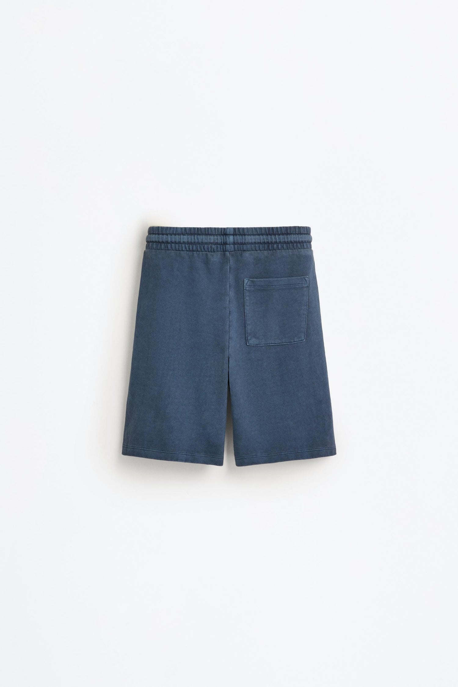 Bermuda shorts with text patches