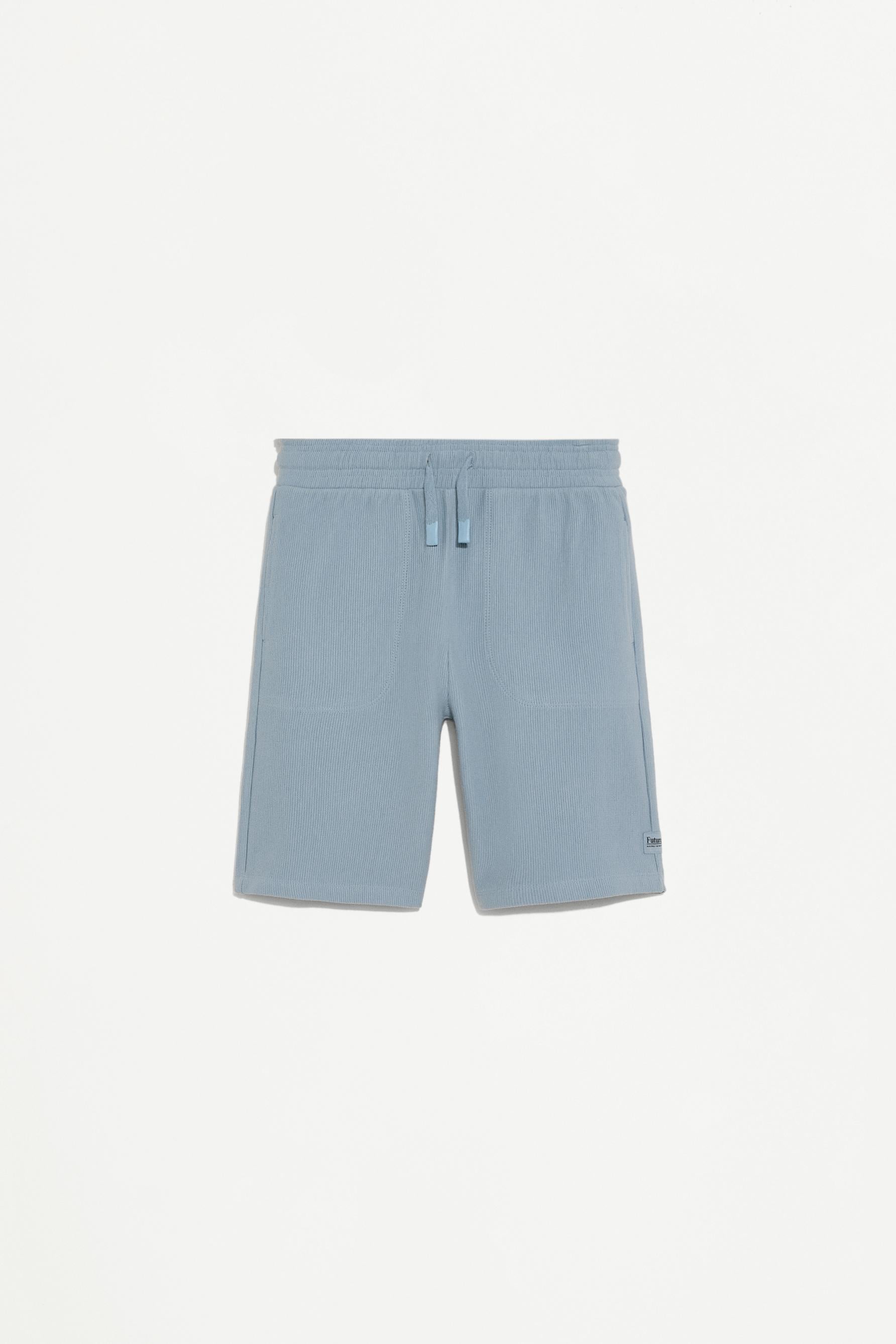 Ottoman Bermuda shorts - FADED PETROL BLUE / 11-12 years
