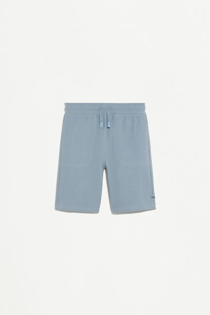 Ottoman Bermuda shorts - FADED PETROL BLUE / 11-12 years