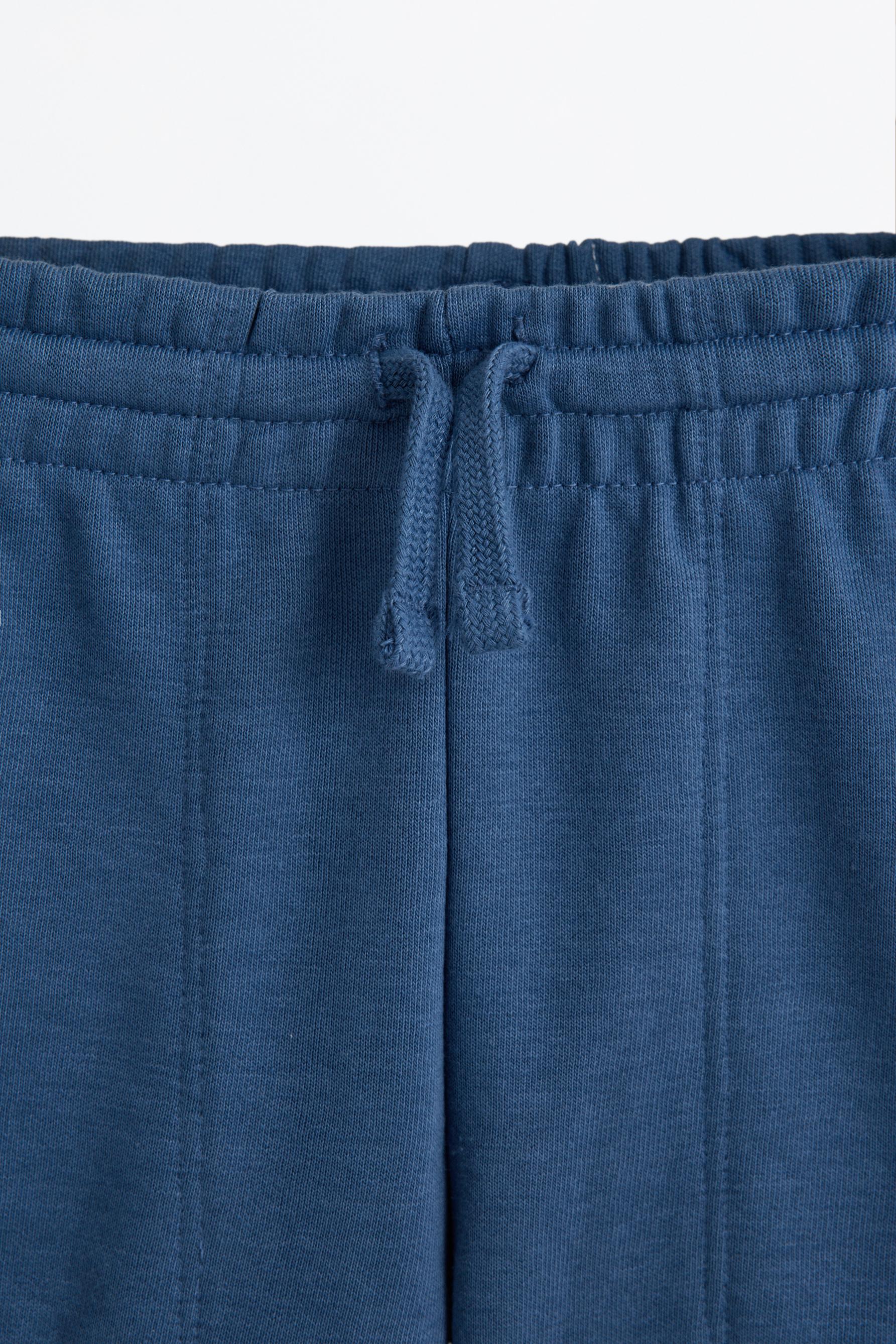 Basic plush Bermuda shorts