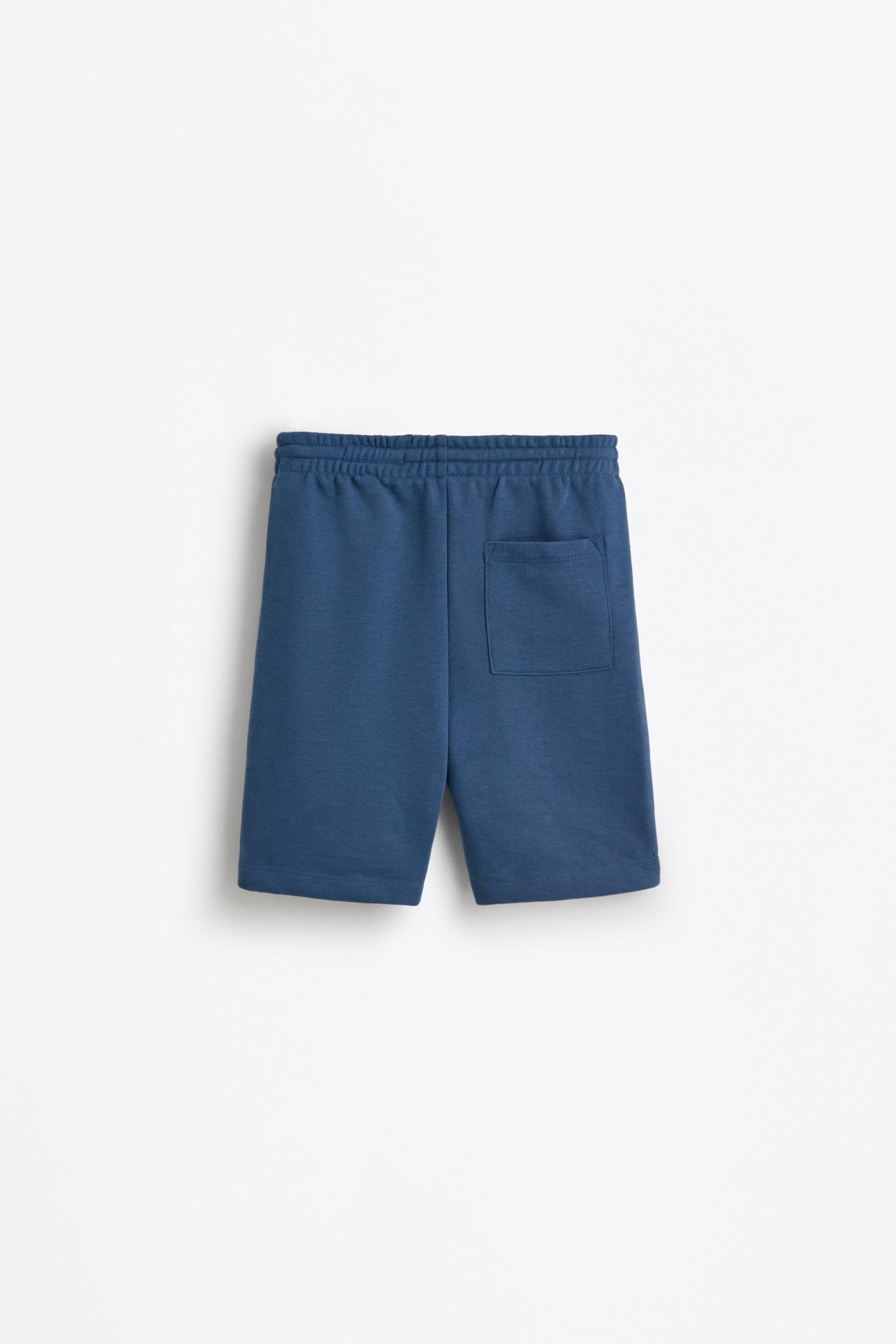 Basic plush Bermuda shorts