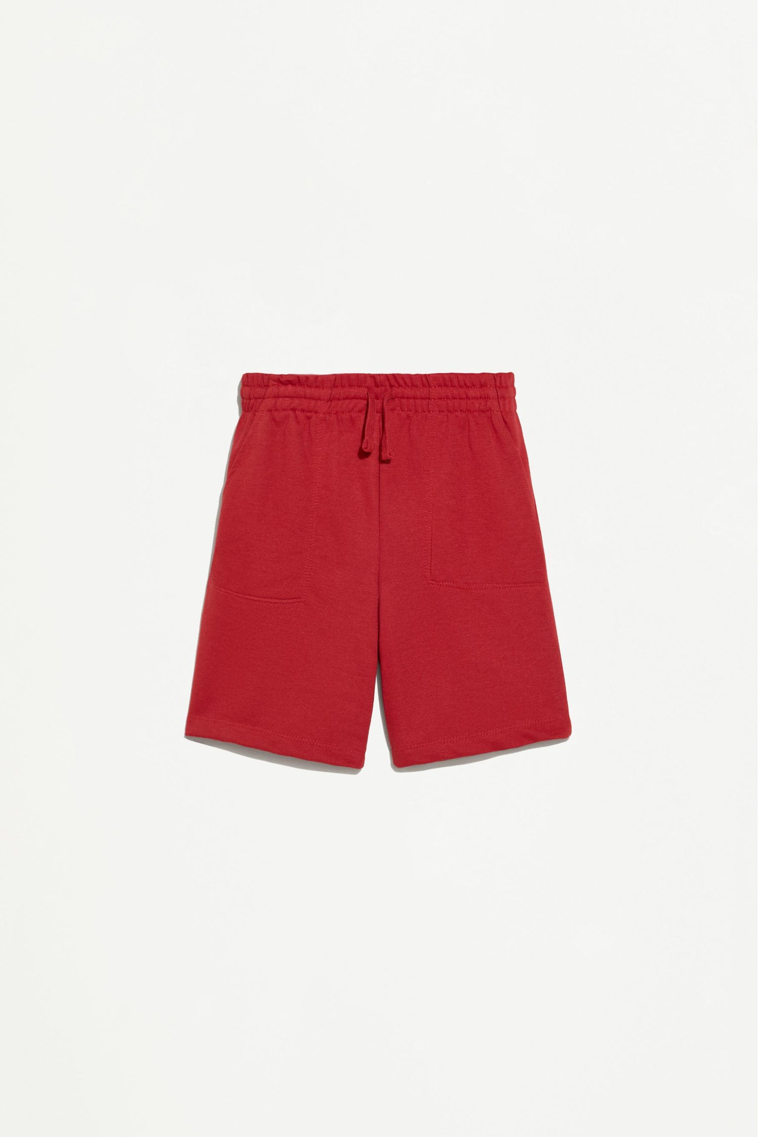 Basic plush Bermuda shorts