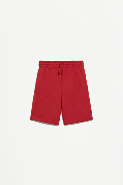 Basic plush Bermuda shorts