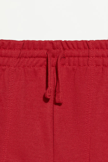 Basic plush Bermuda shorts