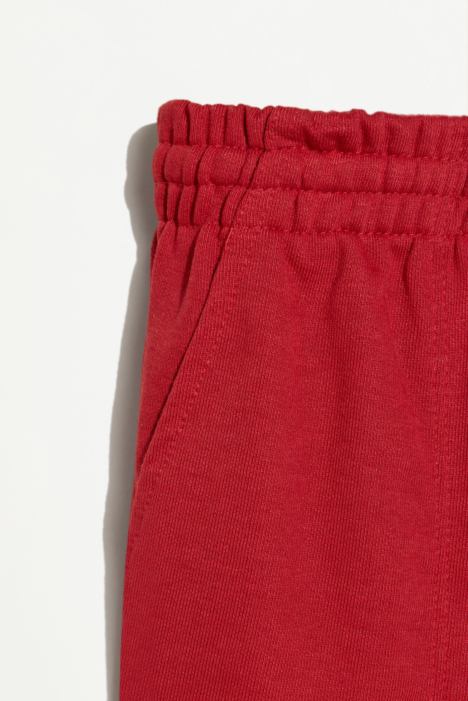 Basic plush Bermuda shorts