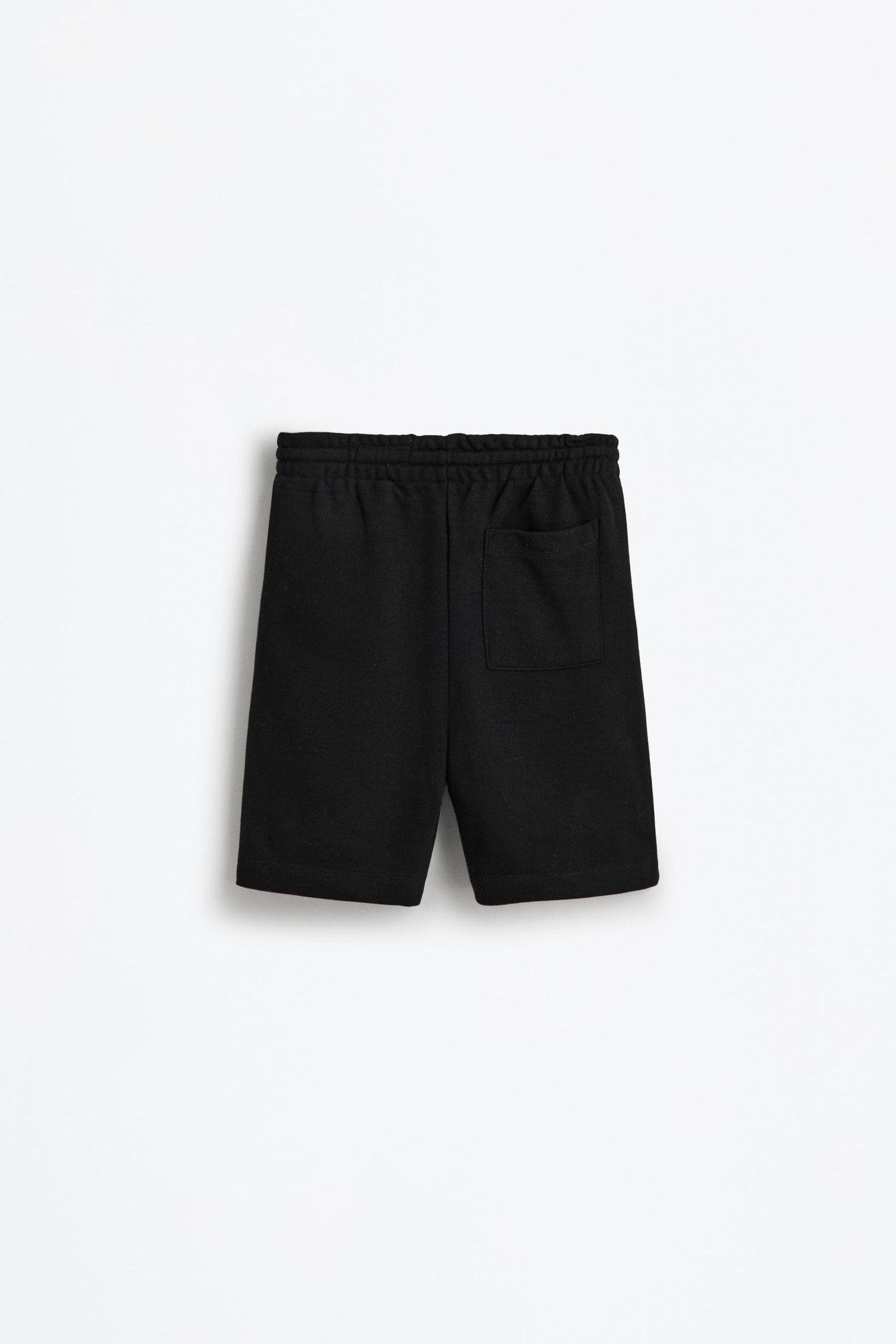 Basic plush Bermuda shorts