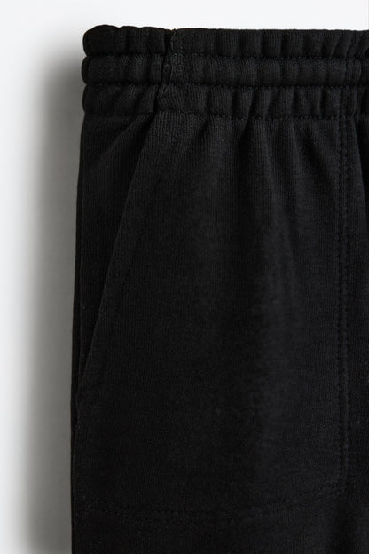 Basic plush Bermuda shorts