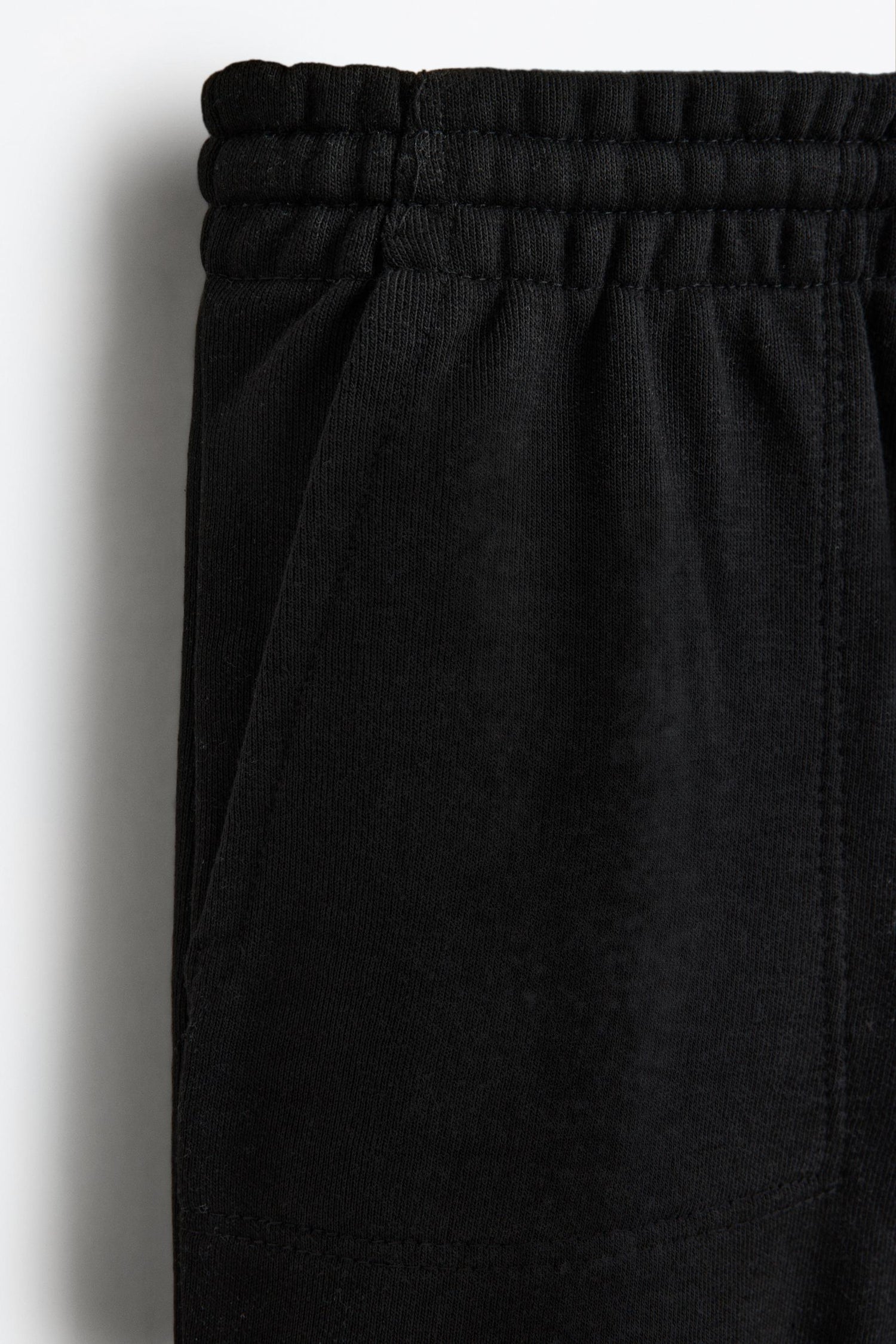 Basic plush Bermuda shorts