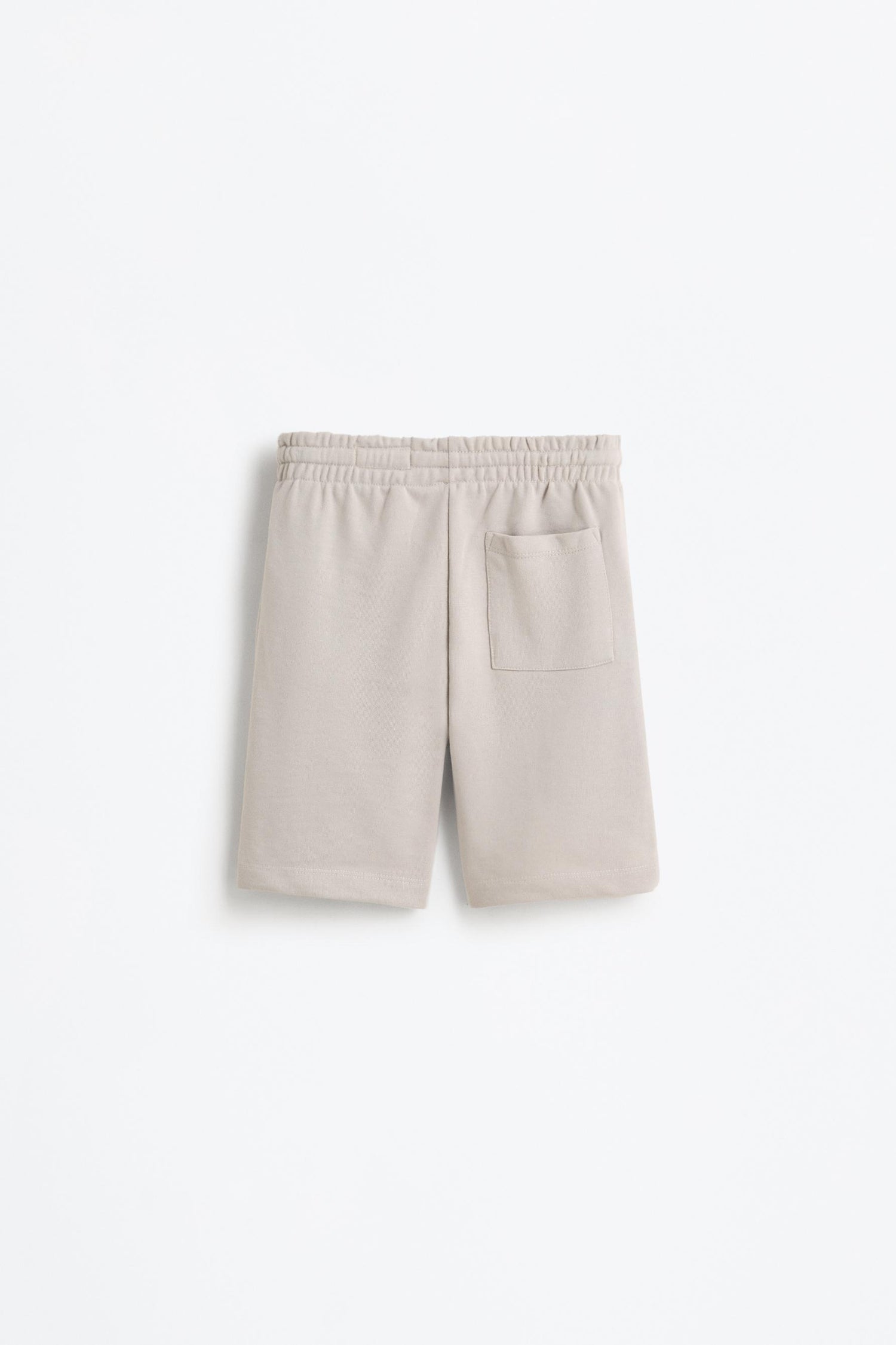 Basic plush Bermuda shorts