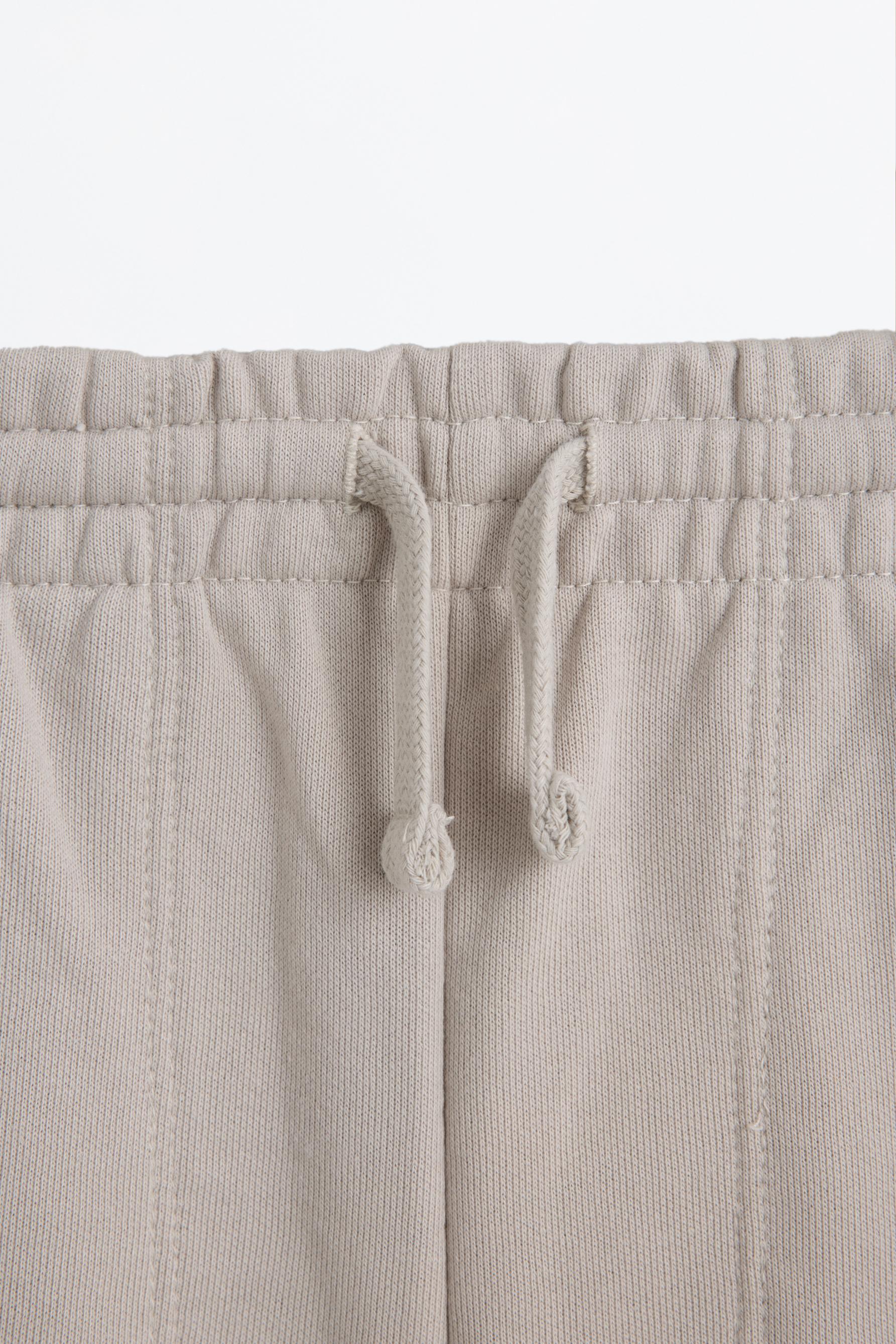 Basic plush Bermuda shorts