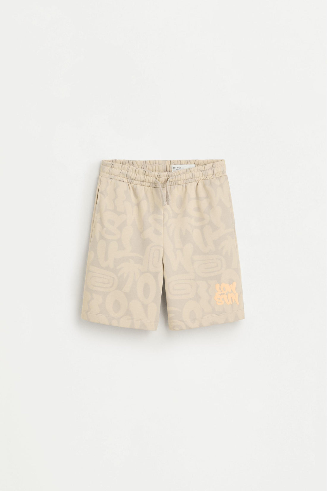 Graffiti print Bermuda shorts