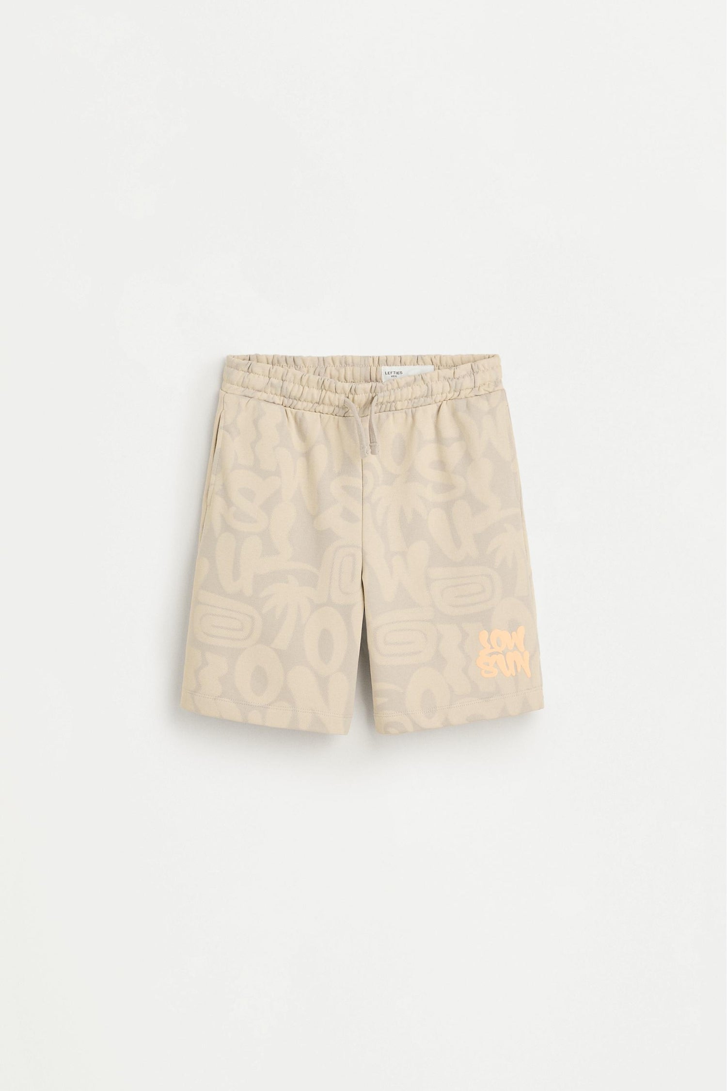 Graffiti print Bermuda shorts