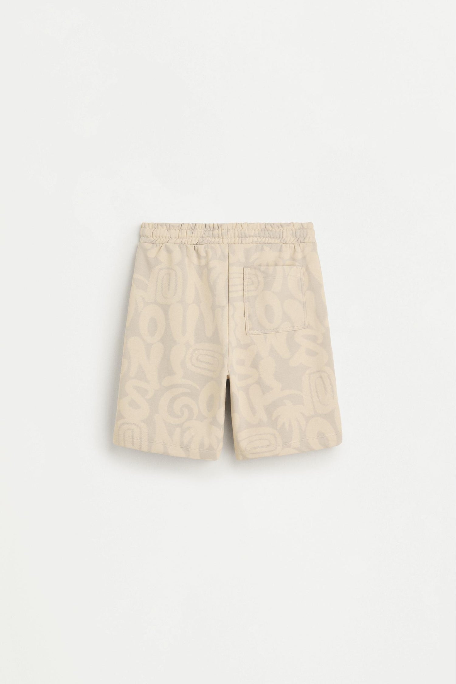 Graffiti print Bermuda shorts