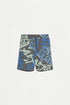 Graffiti print Bermuda shorts - LEAD / 11-12 years