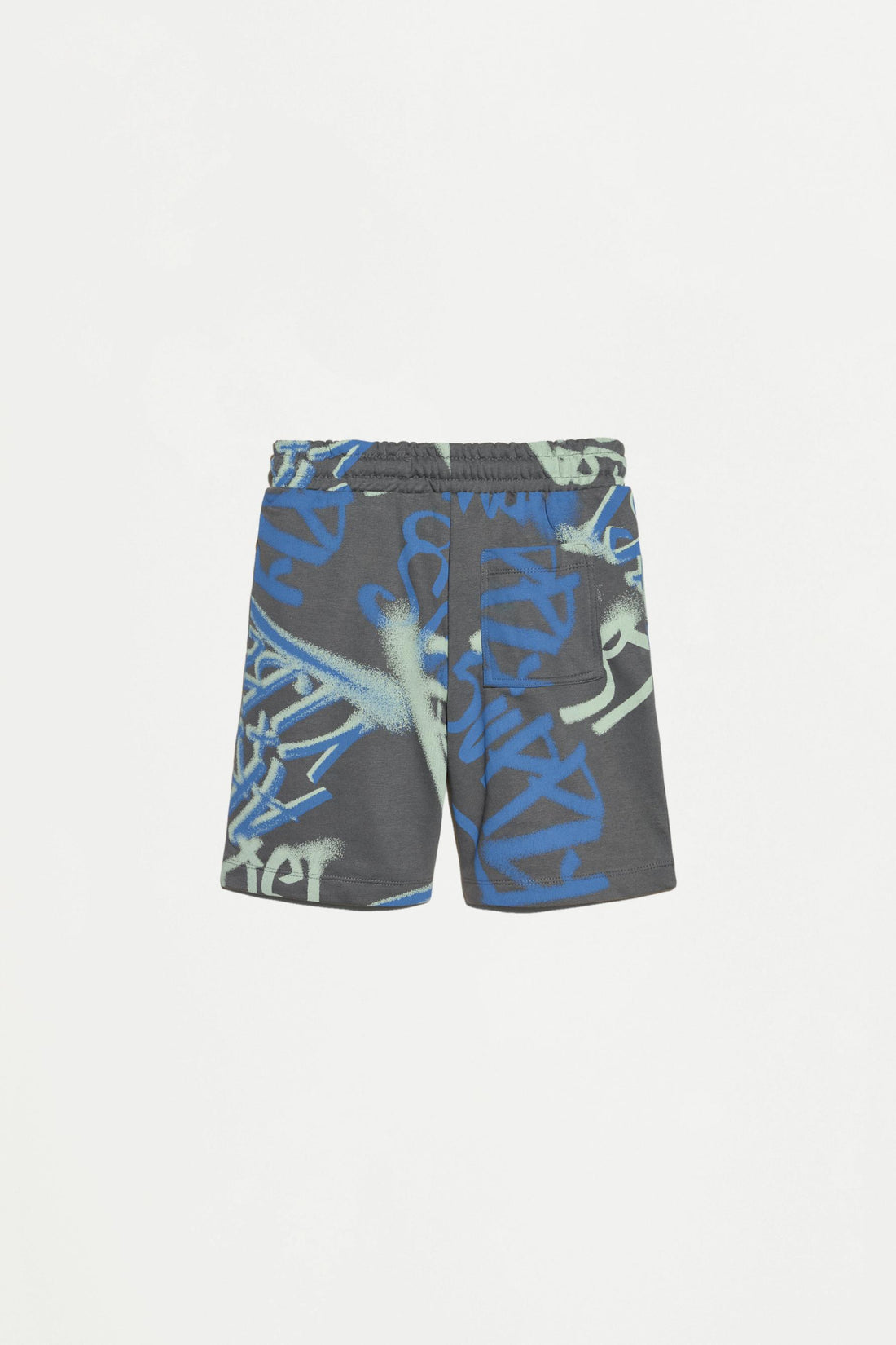 Graffiti print Bermuda shorts