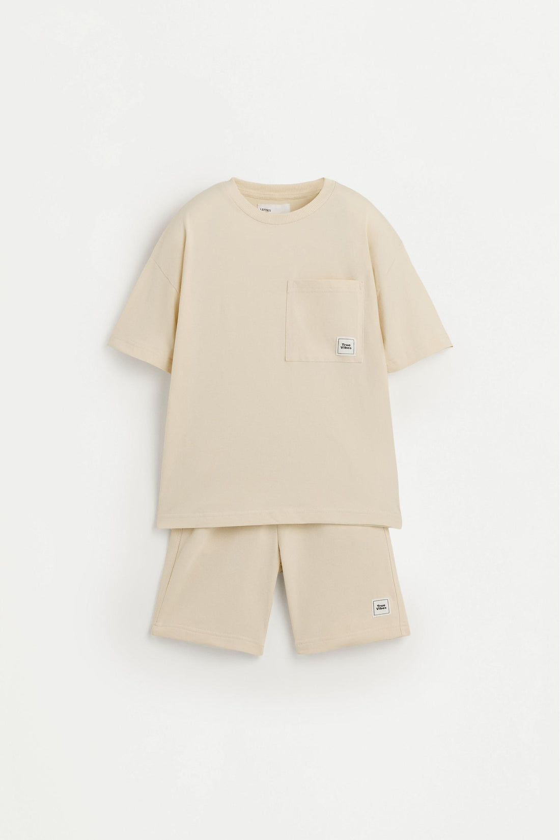 T-shirt and Bermuda shorts set - GREY / 11-12 years