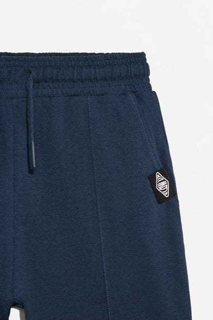 Piqué T-shirt and Bermuda shorts set