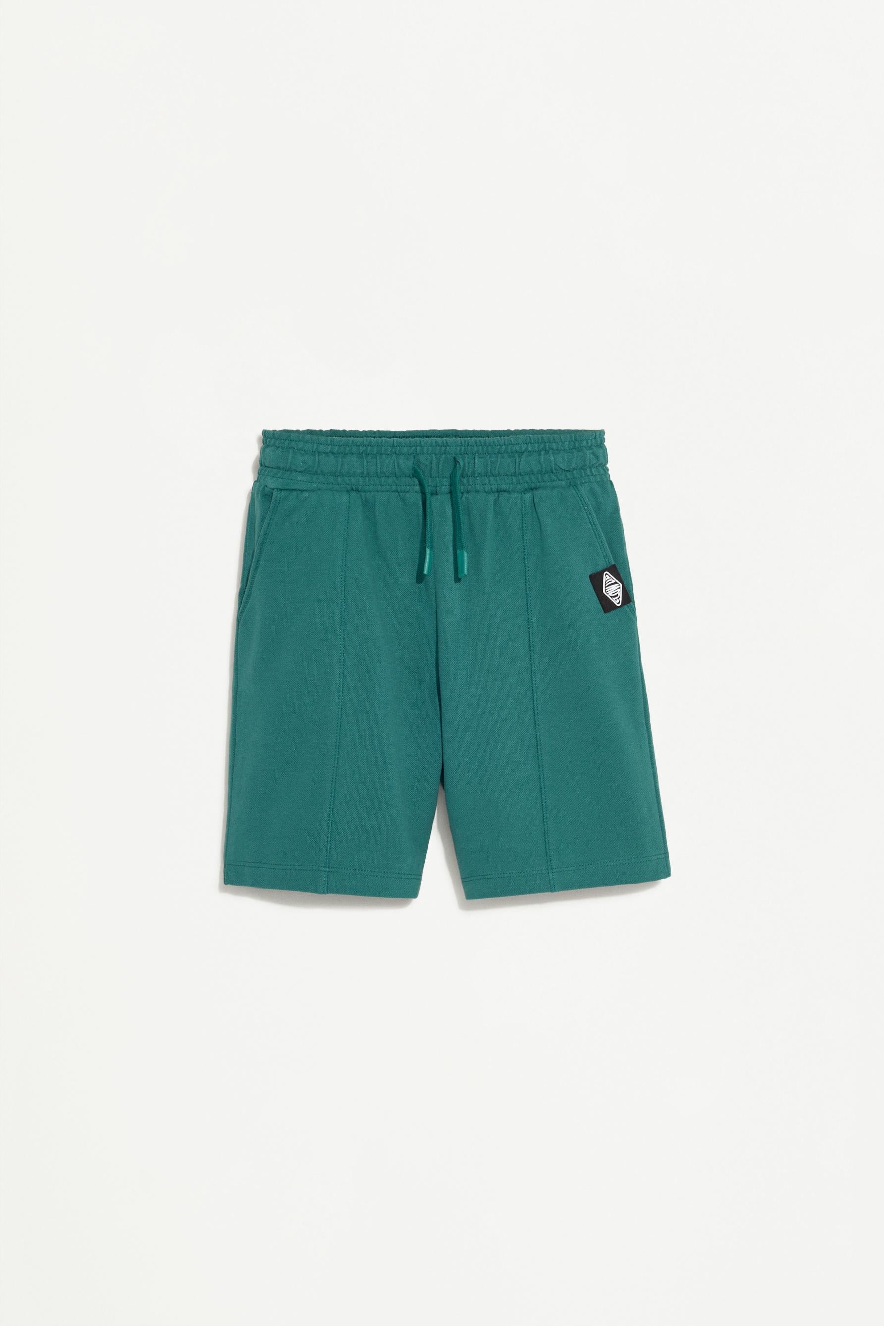 Piqué T-shirt and Bermuda shorts set