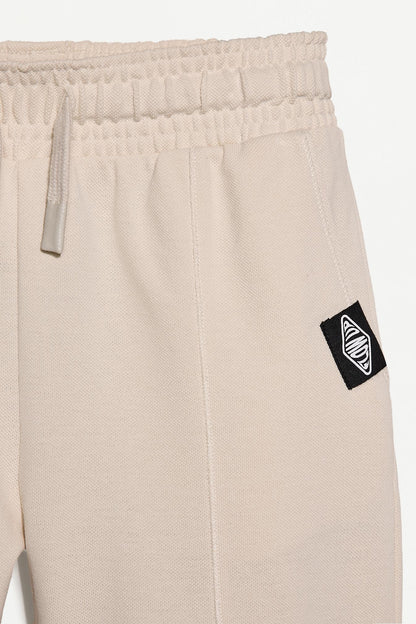 Piqué T-shirt and Bermuda shorts set