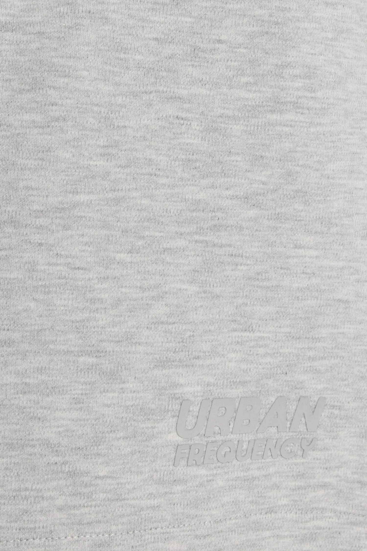Interlock Bermuda shorts with rubberised text