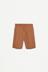 Bias cut Bermuda shorts - TERRACOTTA / 11-12 years